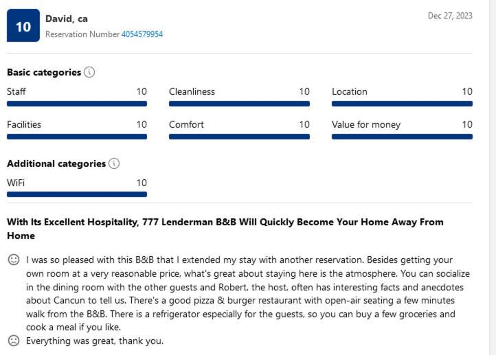 777 Lenderman Hostal 777 Cancún Exteriör bild
